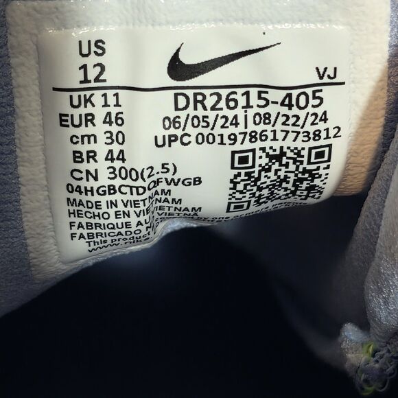 Nike ZoomX Invincible Run Flyknit 3 Aluminun Glacier Blue DR2615-405 Men's 12 - Picture 7 of 7